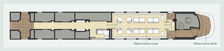 ［ Car No. 1 ］Observation Car