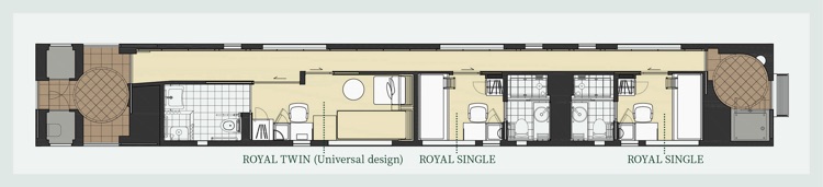 ［ Car No. 4 ］ROYAL TWIN(Universal design)・ROYAL SINGLE