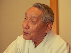 松陰神社　上田俊成宮司