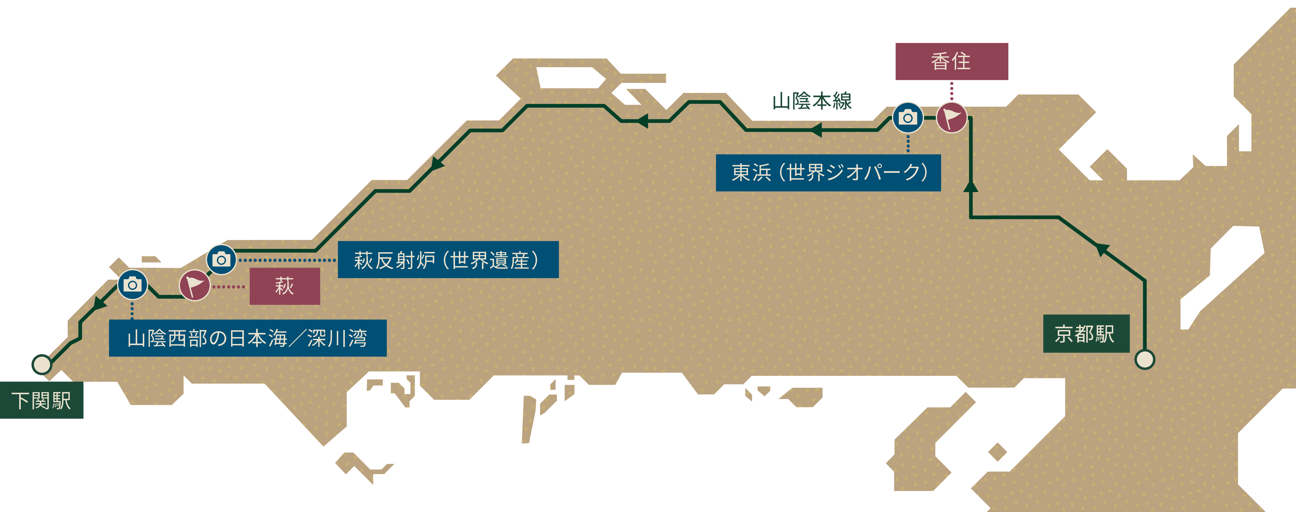山陰コース（下り）