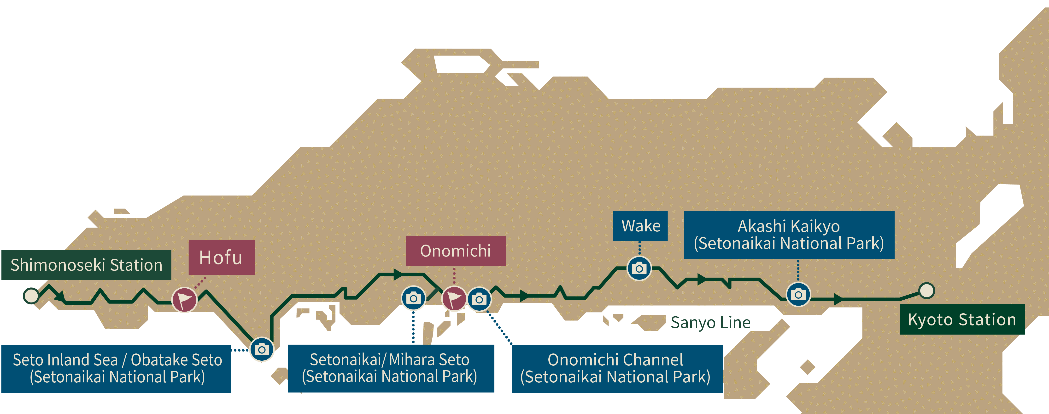 Sanyo Course (Kyoto-bound)